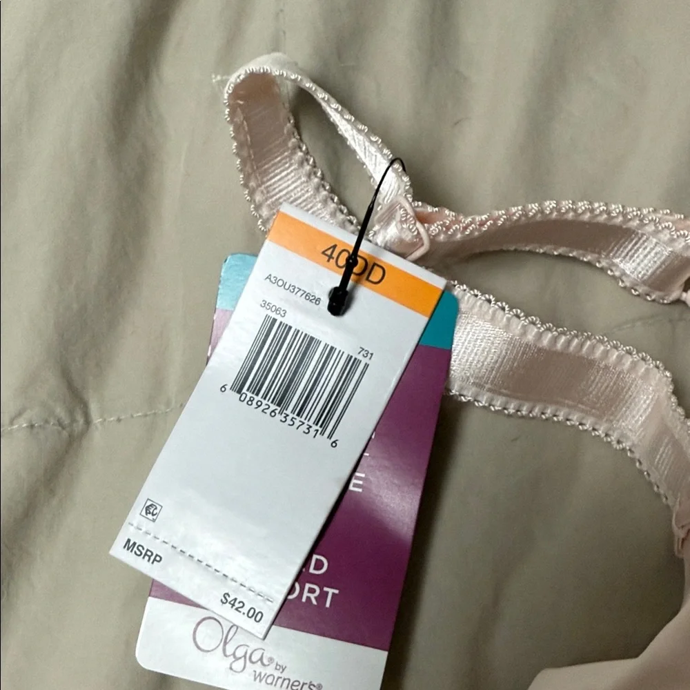 Olga Lace Detail Bra - Soft Pink - Picture 3 of 3